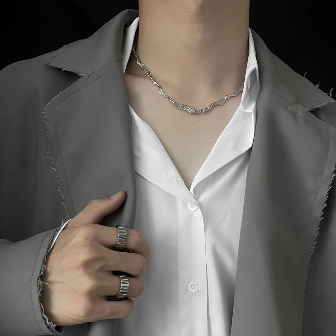 Silver necklace AR181
