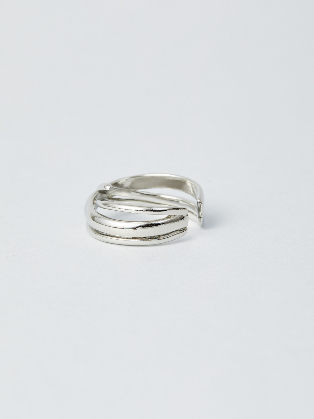Layered Silver Ring AR12