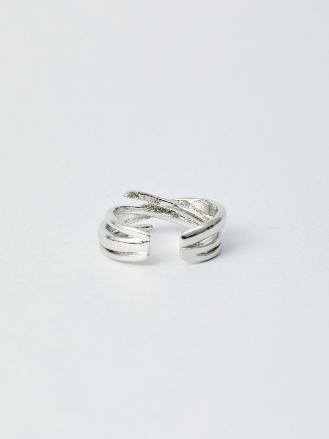 Layered Silver Ring AR12