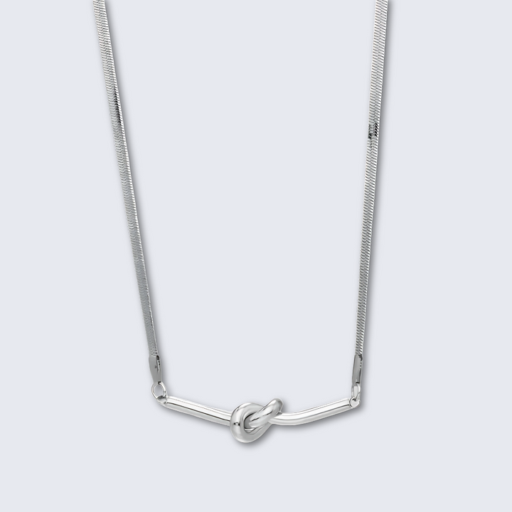 Silver necklace AR164