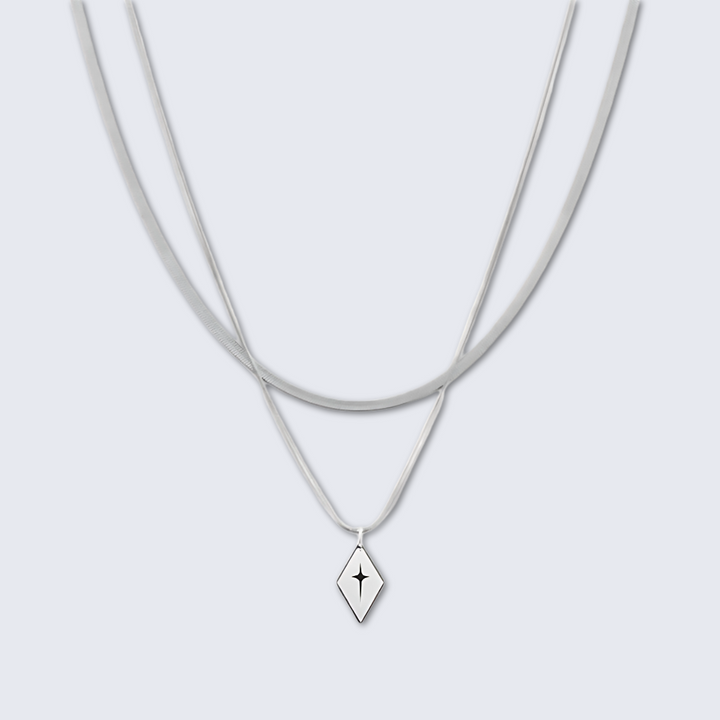 Silver necklace AR193