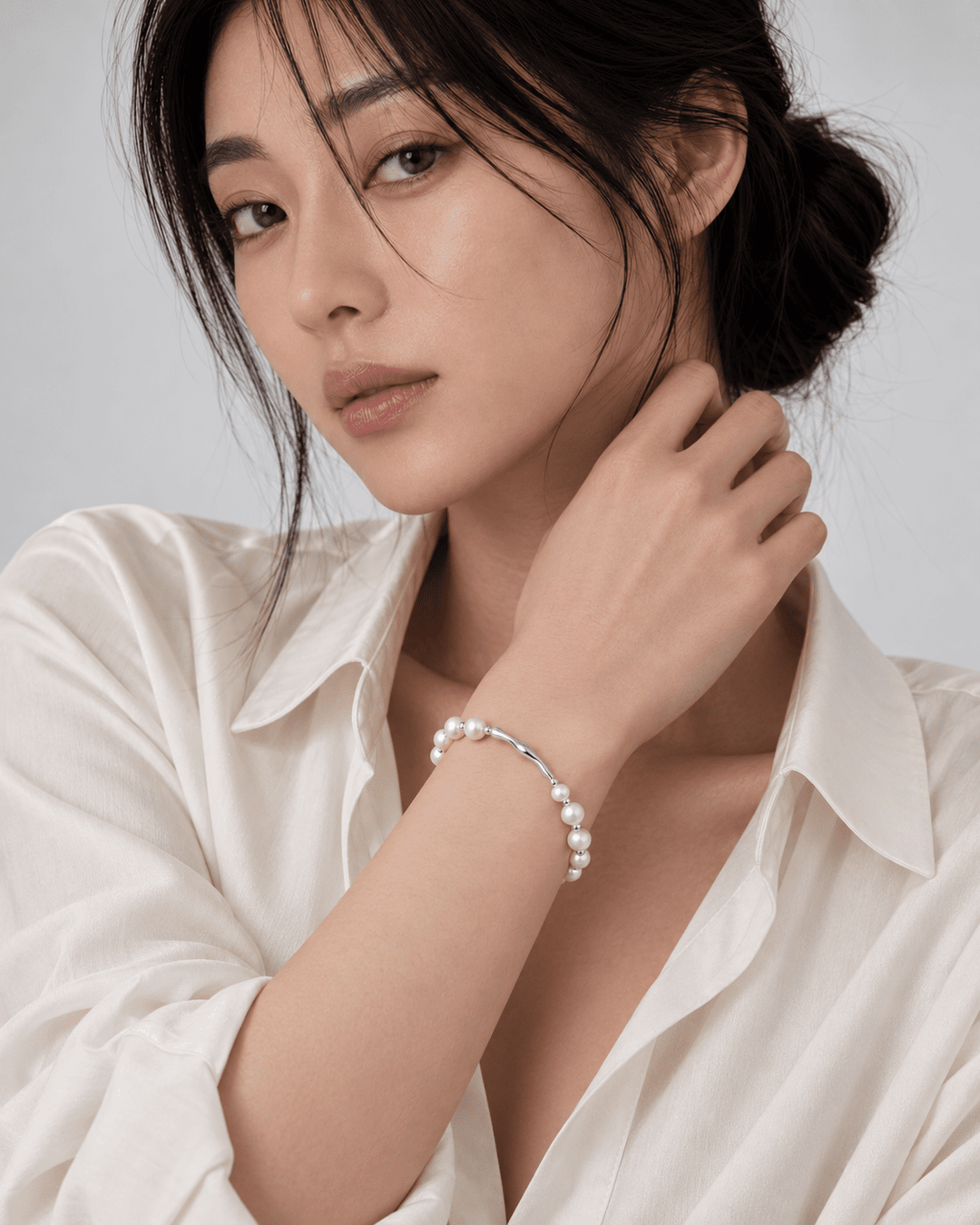 Silver925 Pearl Bracelet AR44