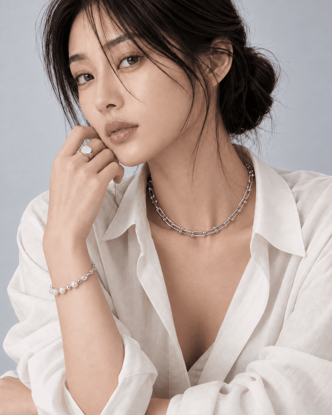 Silver925 Pearl Bracelet AR44