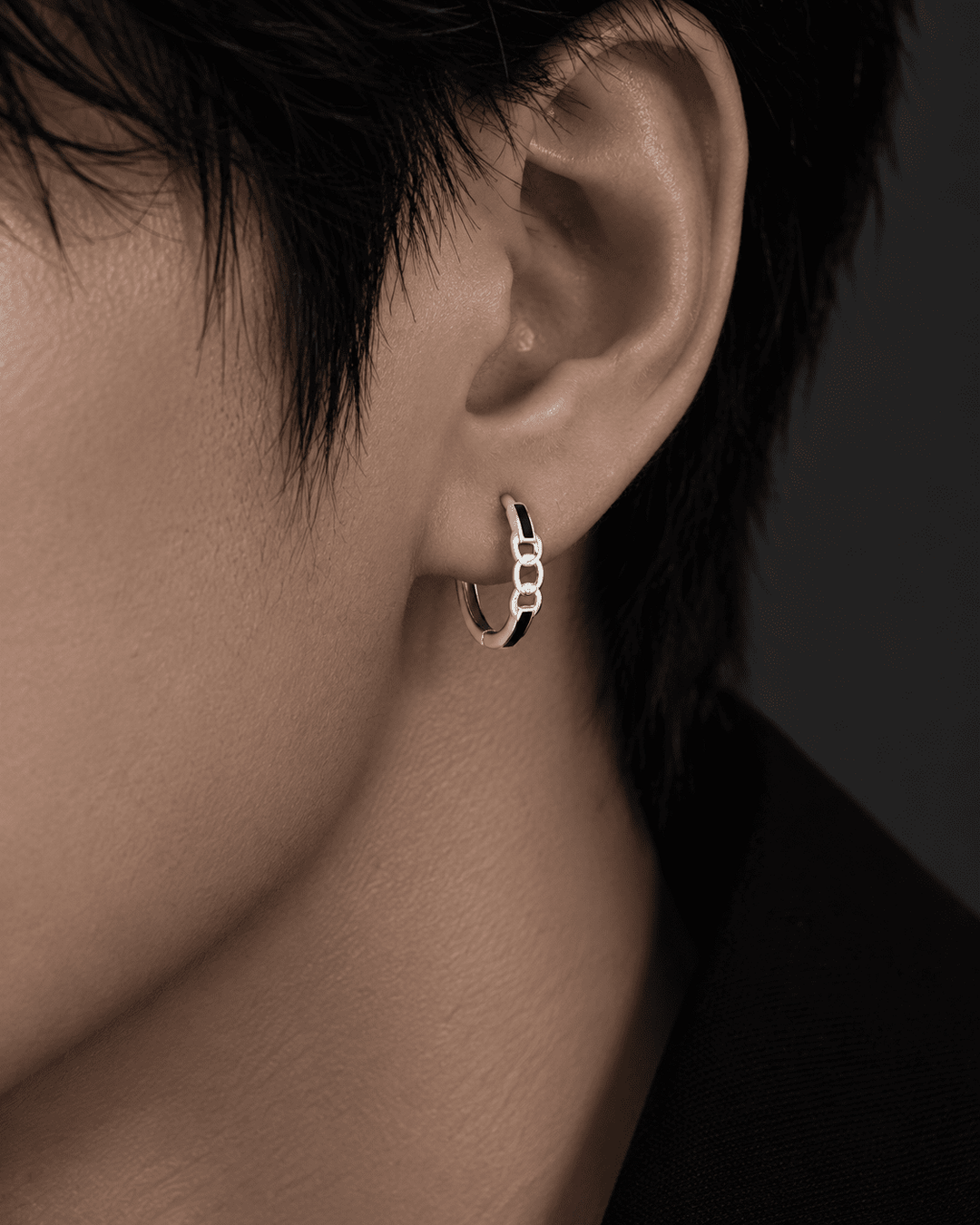 s925 silver chain earring AR122