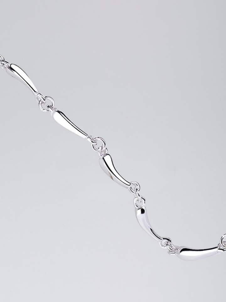 New Concept 925 Sterling Silver Water Drop Bracelet AR116