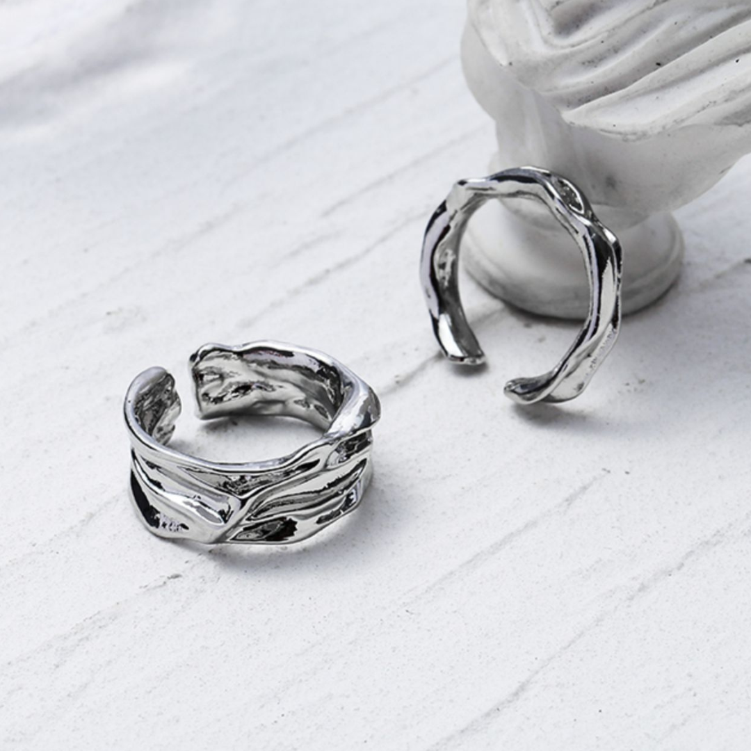 Silver ring set AR198