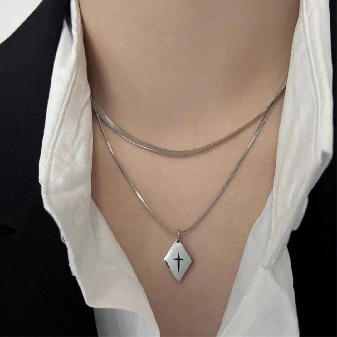 Silver necklace AR193