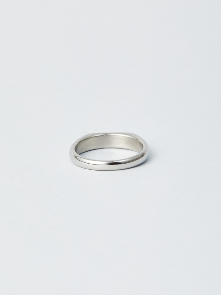Thin Signet Silver Ring AR46