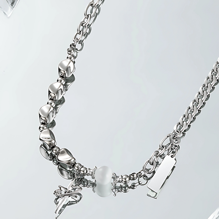 Silver necklace AR196