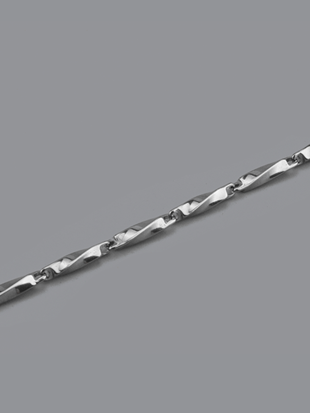 【ZXS】New Mobius Spiral Titanium Steel Necklace  AR91