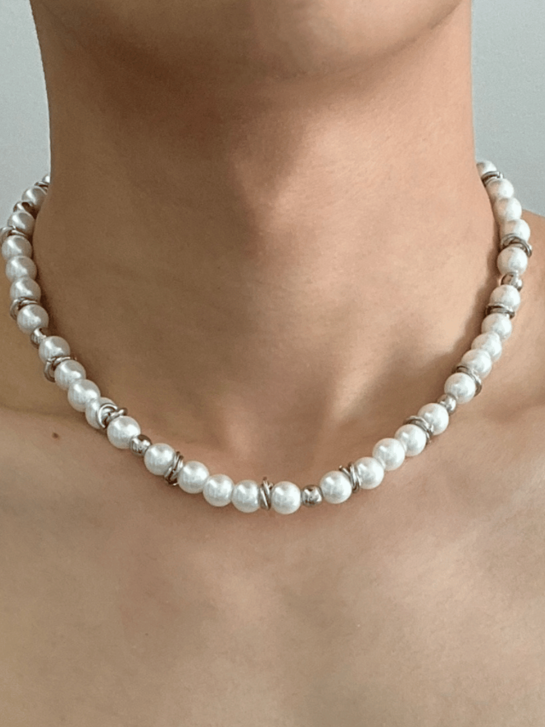 Thorn and Pearl Necklace AR53 