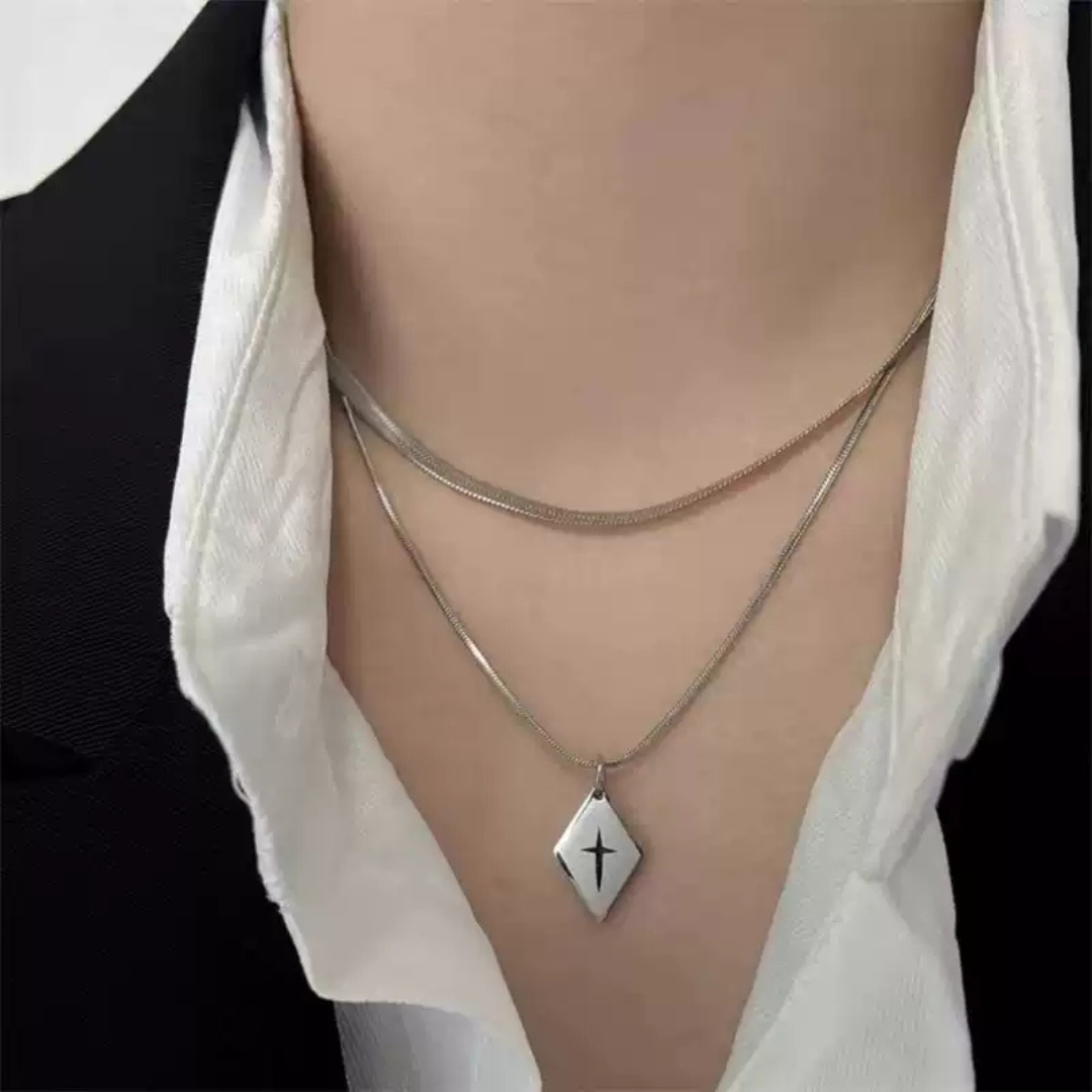 Silver necklace AR193