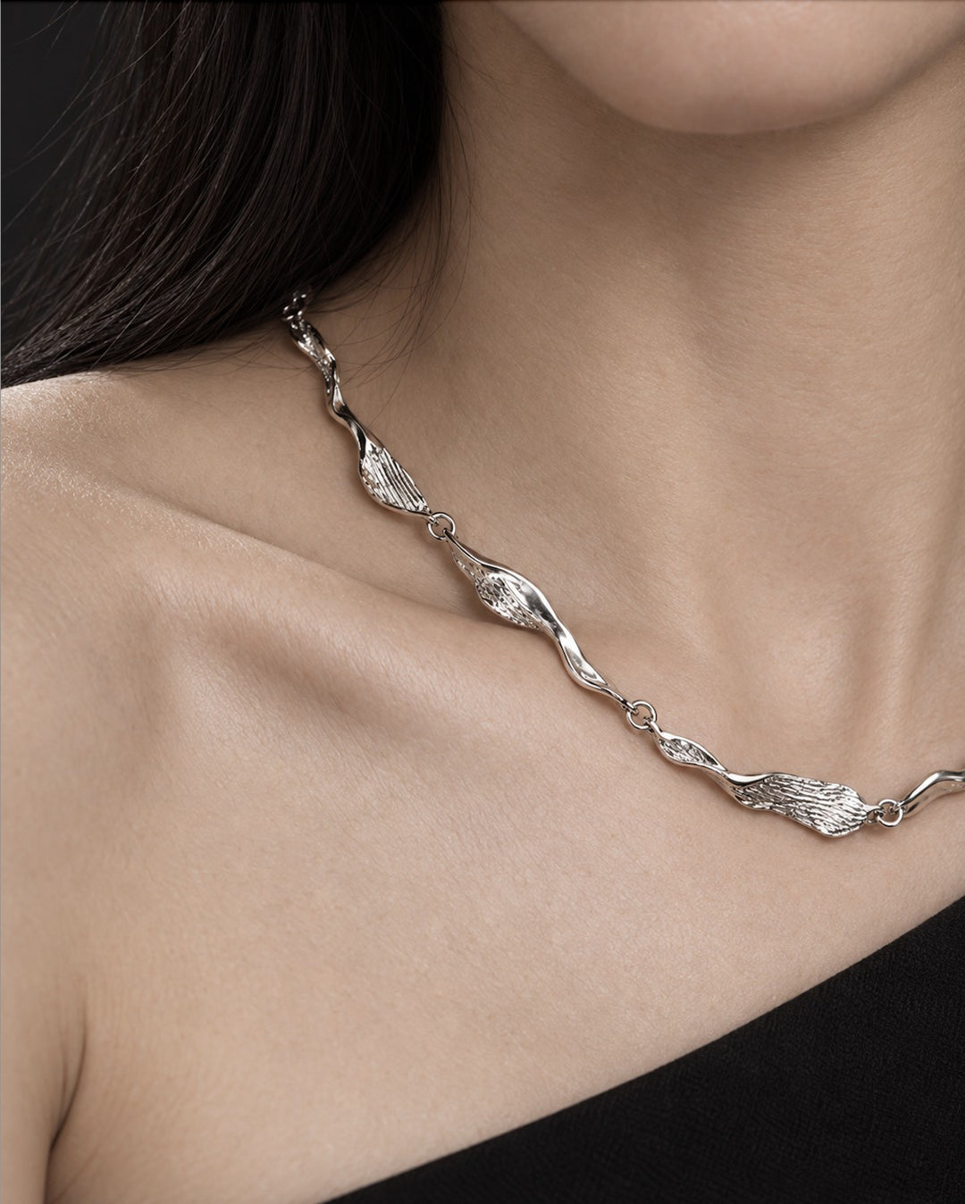 Silver necklace AR181