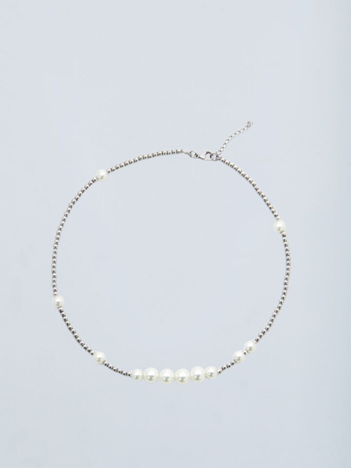 Pearl Patchwork Necklace AR129