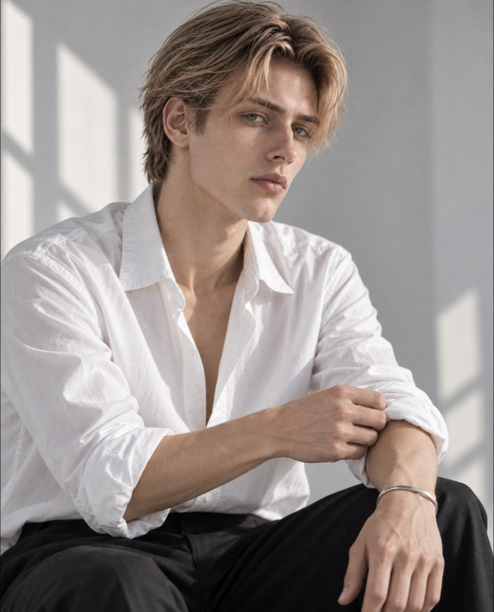 AR20 white shirt styling