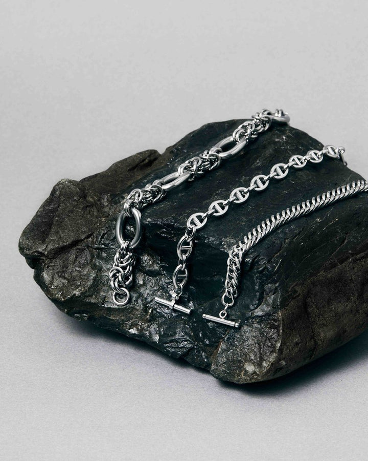 Chain Silver Bracelet AR09 - スタイリングショット